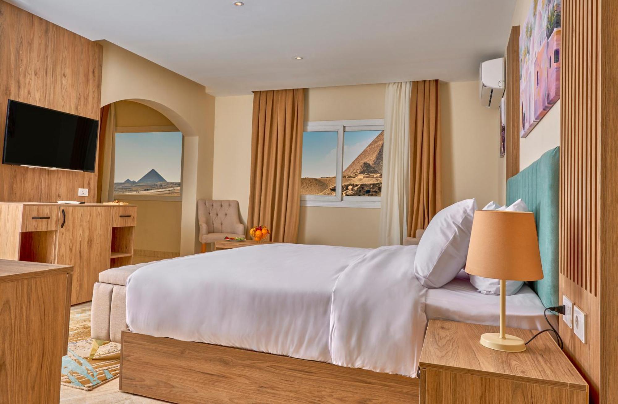 Soul Pyramids View Hotel Kafrat al Jabal Bagian luar foto